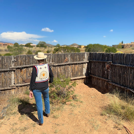 Native American Eagle Vest Muskogee Cherokee