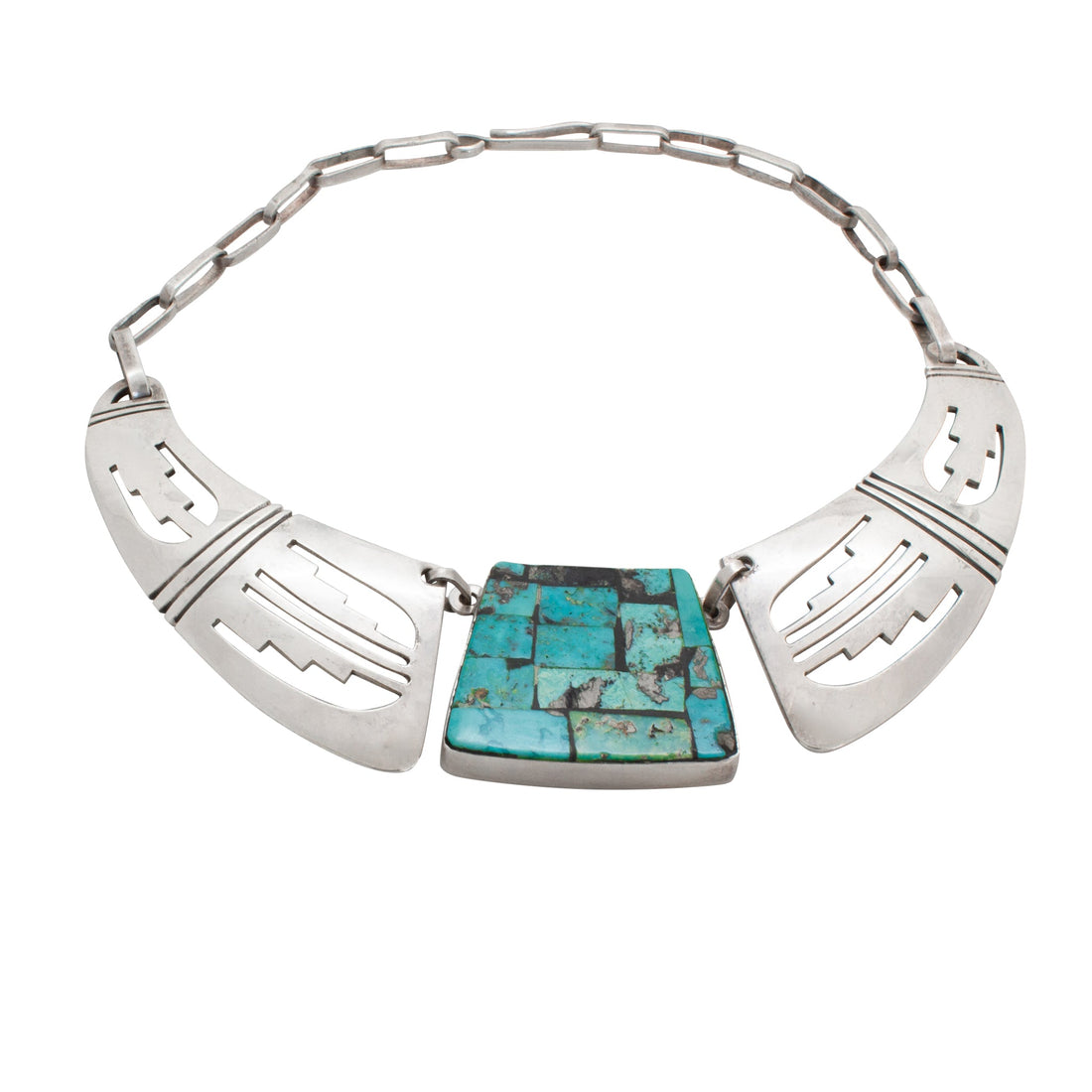 Early Necklace By Hopi Jeweler Victor Coochwytewa