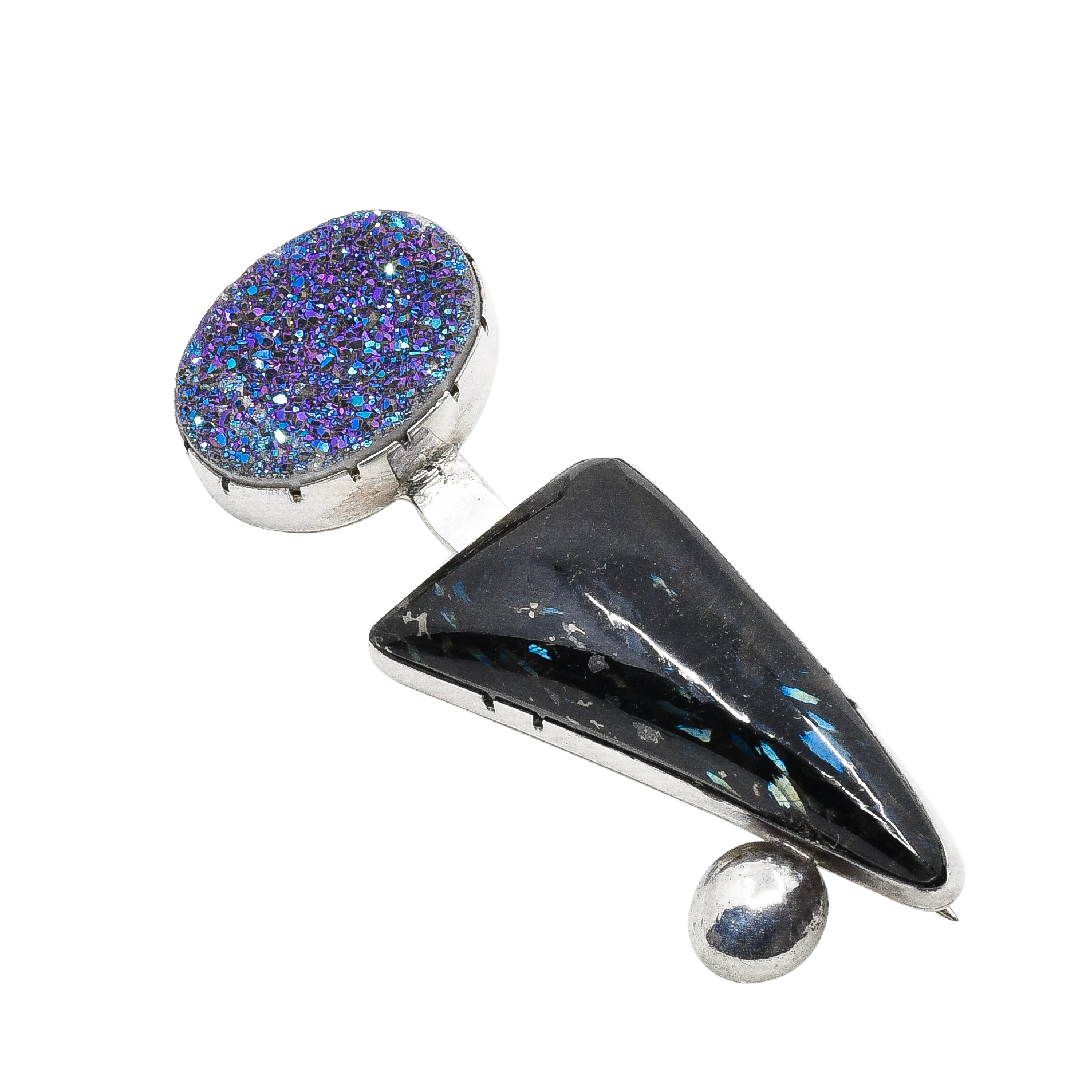 Contemporary Brooch By Native Fashion Designer Orlando Dugi