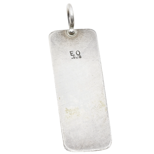 Contemporary Eric Othole Pendant of Sterling Silver Signed