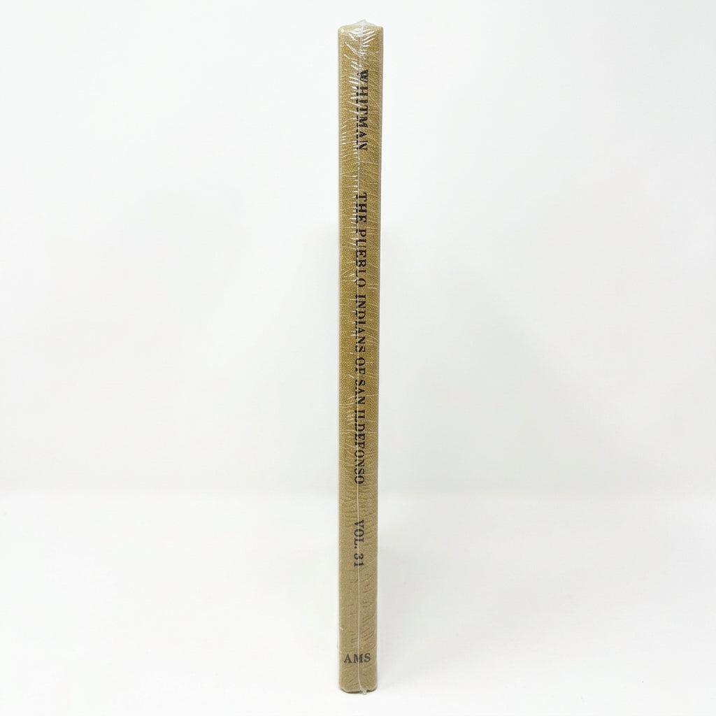 The Pueblo Indians of San Ildefonso: A Changing Culture – William Whitman Spine of Book