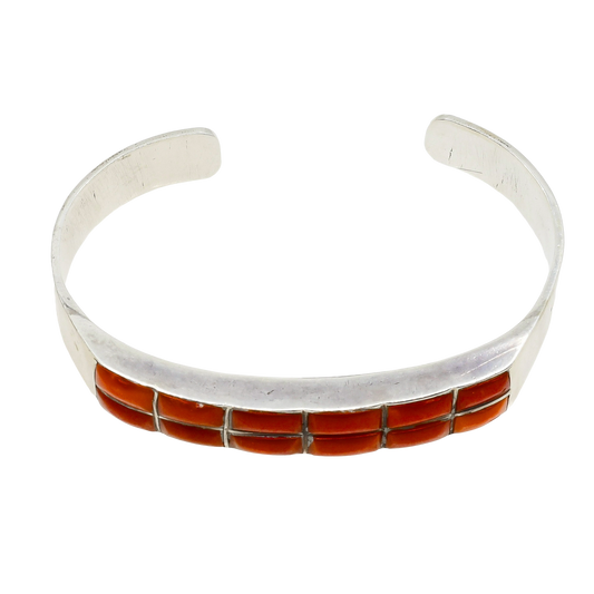 Vintage Zuni Double Row Bracelet of Coral Unsigned