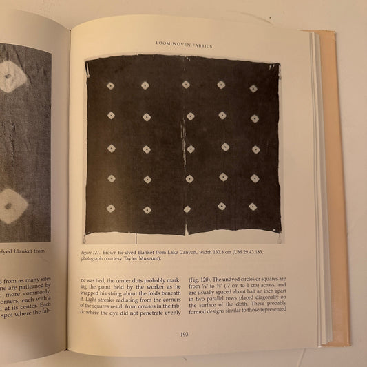 Book Prehistoric Textiles of the Southwest By Kate Peck Kent - Turquoise & Tufa