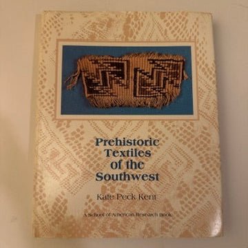 Book Prehistoric Textiles of the Southwest By Kate Peck Kent - Turquoise & Tufa