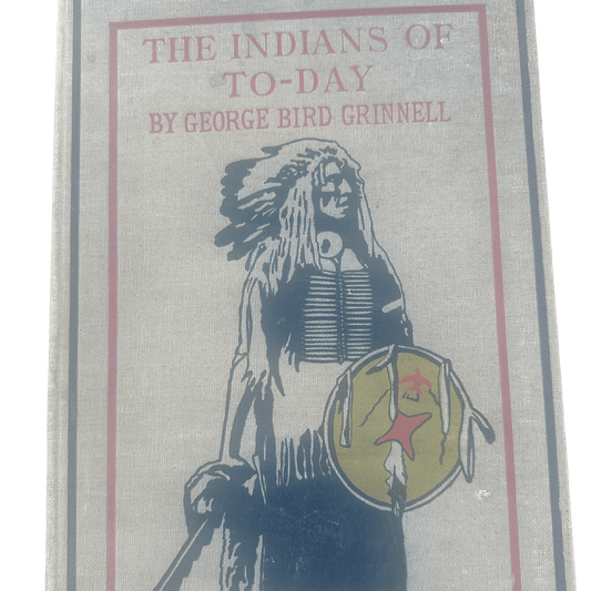 Book The Indians Of To - day By George Bird Grinnell First Edition William Haskell Simpson - Turquoise & Tufa