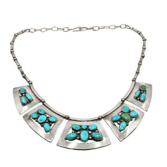 Frank Patania Sr. Turquoise Butterfly Necklace - Turquoise & Tufa