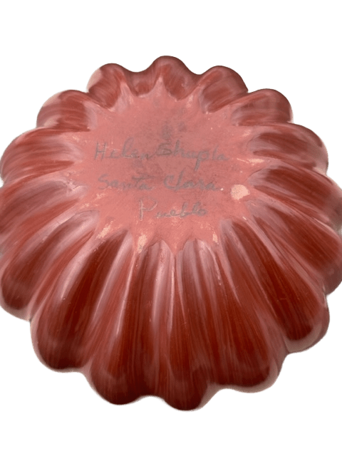 Helen Shupla Melon Jar Redware - Turquoise & Tufa