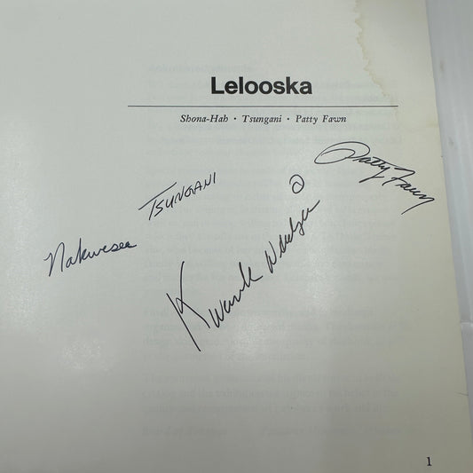 Lelooska Shona - Hah Tsungani Patty Fawn Signed - Turquoise & Tufa