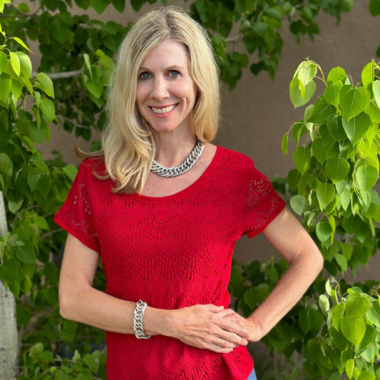 Vintage William Spratling Large Silver Chain Link Necklace - Turquoise & Tufa