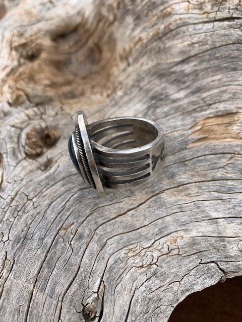 Tommy Jackson Ring of Apache Blue Turquoise