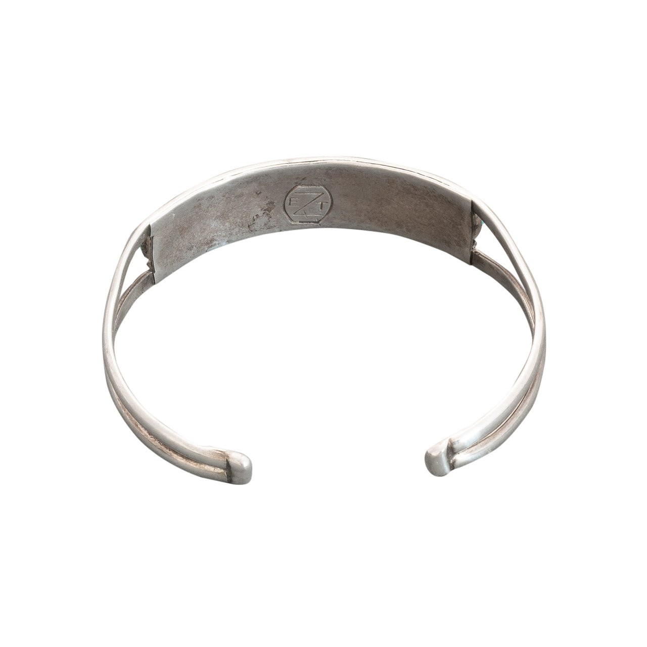 Edith Tsabetsaye Bracelet of Turquoise and Silver - Turquoise & Tufa