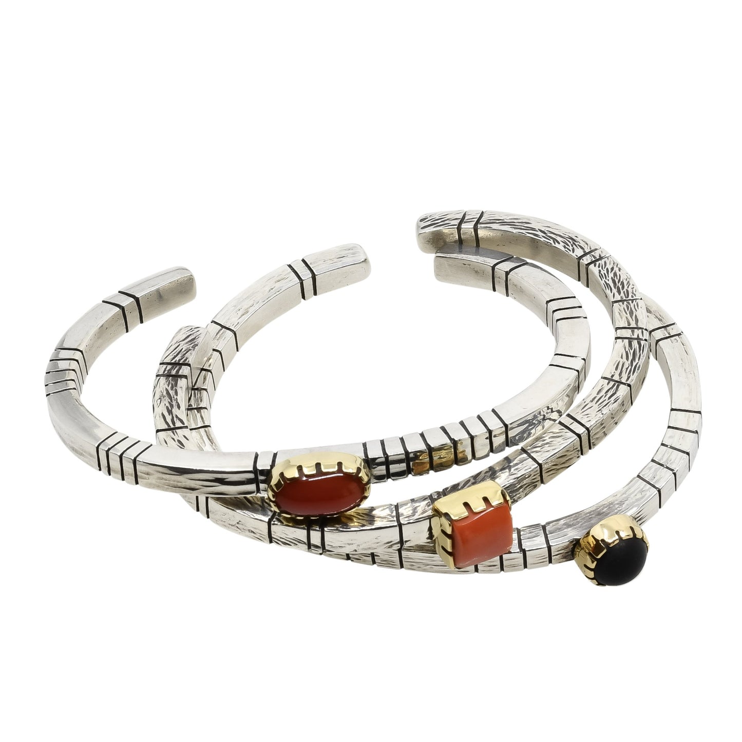 Gail Bird and Yazzie Johnson Bracelet of Turquoise - Turquoise & Tufa
