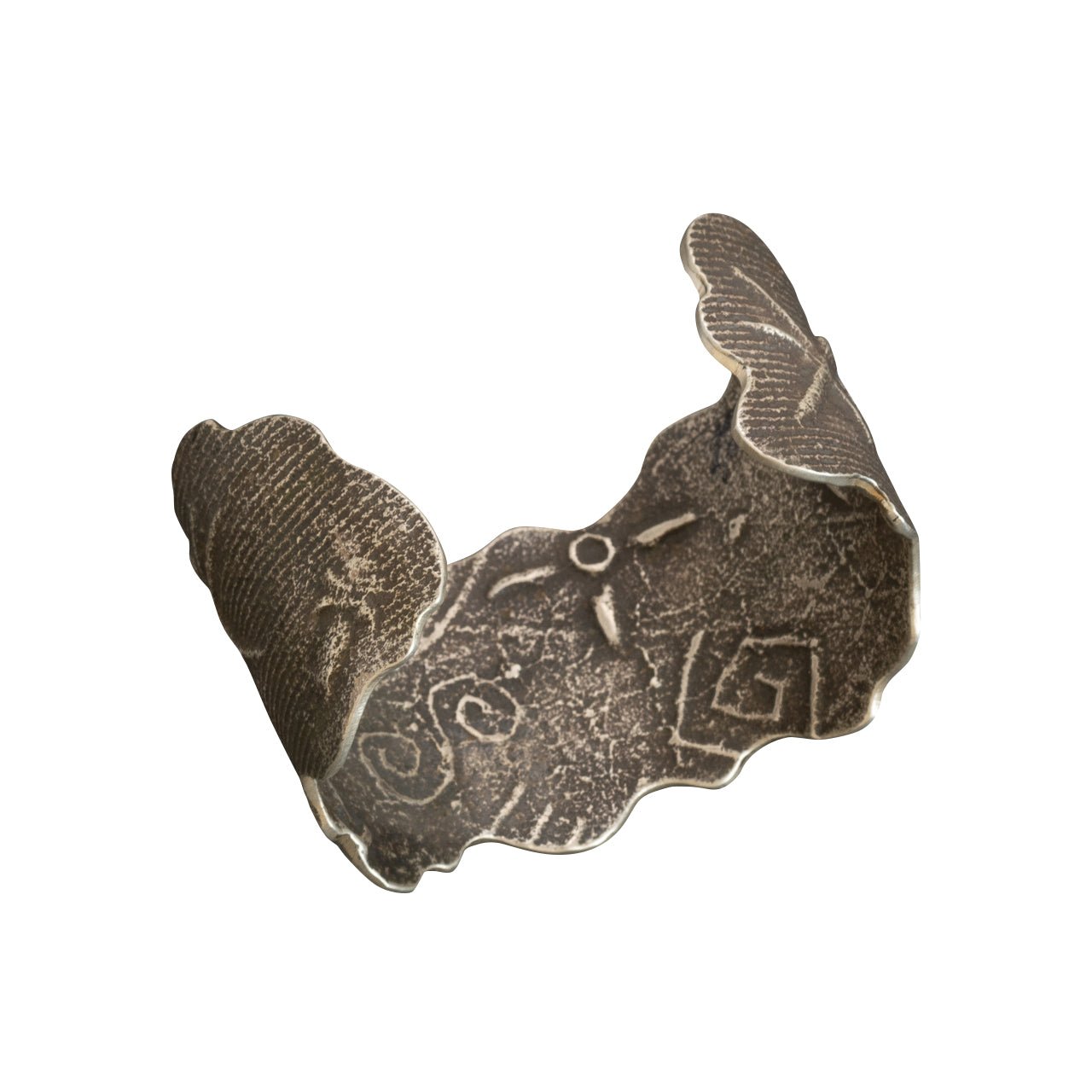 Ira Custer Silver Dragonfly Bracelet - Turquoise & Tufa