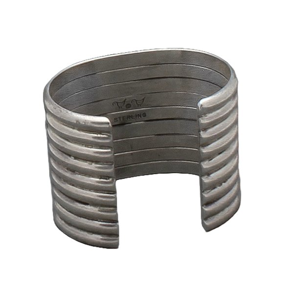Mike Bird Romero Bracelet of Silver and Turquoise - Turquoise & Tufa