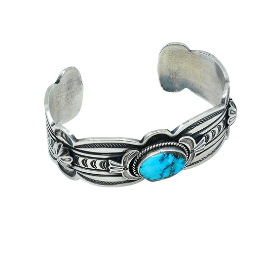 Vintage Gary Reeves Bracelet of Natural Turquoise - Turquoise & Tufa