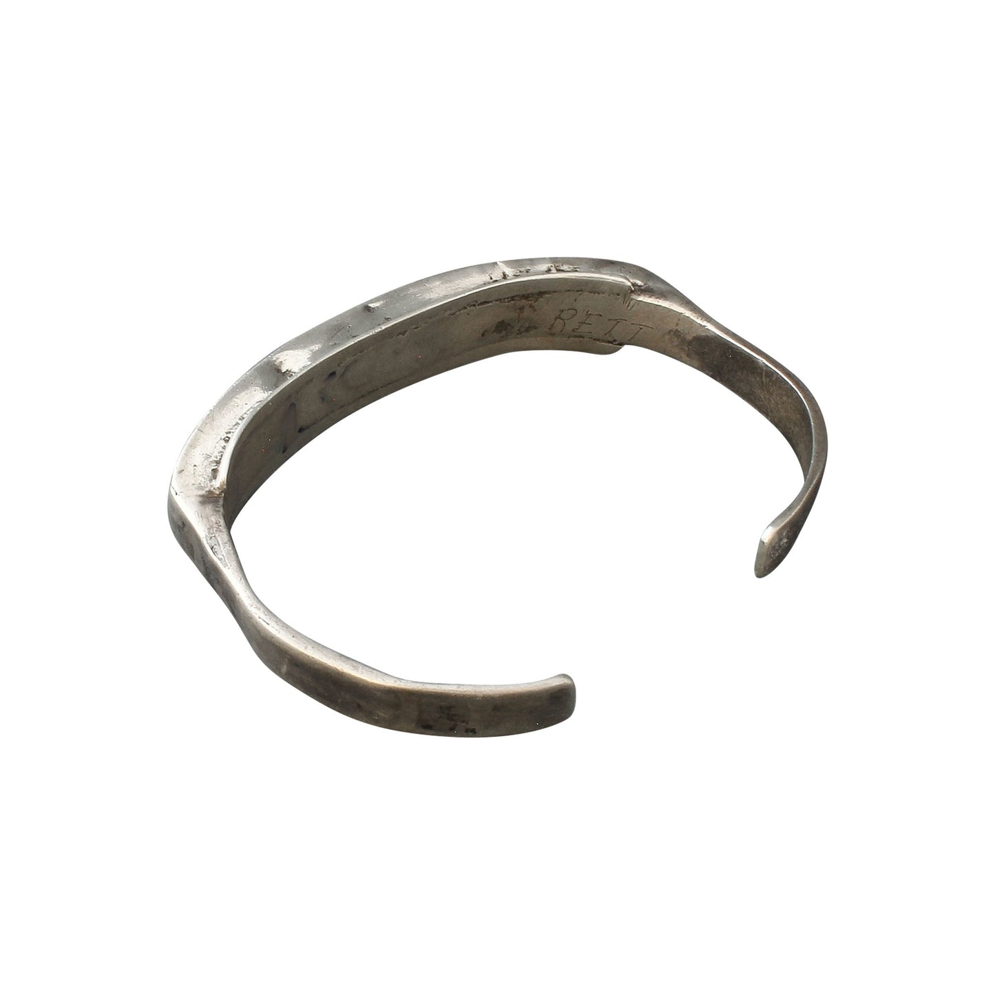 Vintage Zuni Bracelet of Turquoise Channel Inlay - Turquoise & Tufa