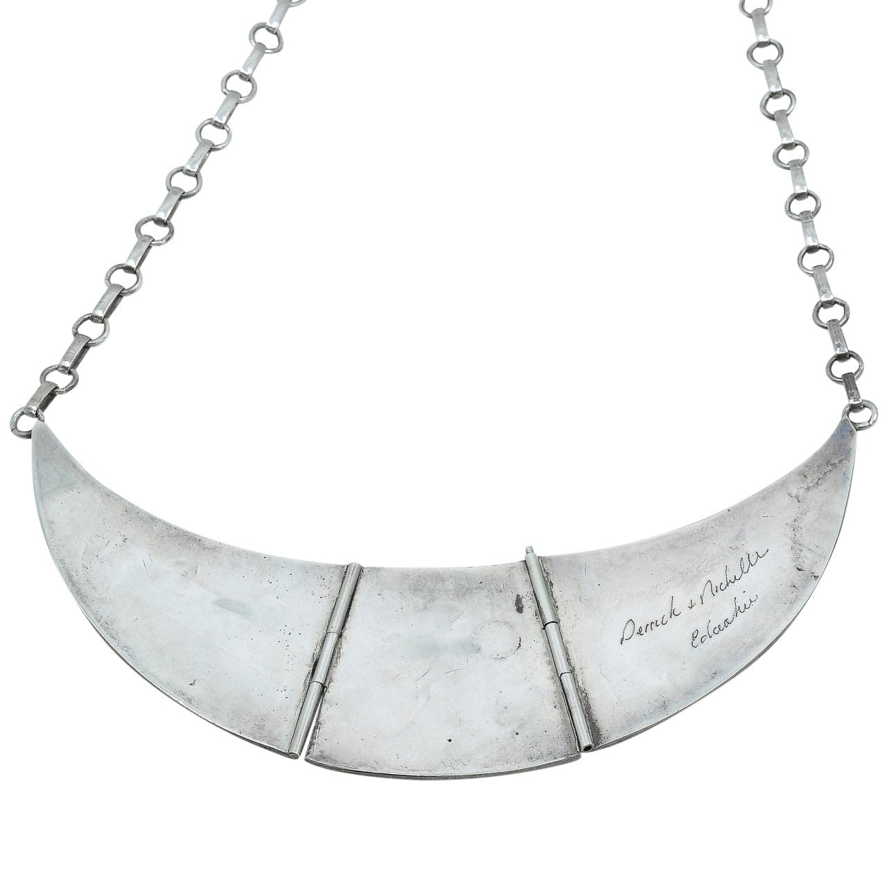 Vintage Zuni Hummingbird Necklace By Derrick and Nichelle Edaakie - Turquoise & Tufa