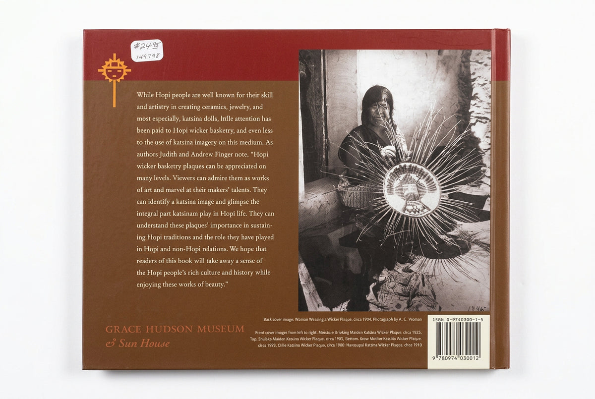 Book: Circles of Life, Katsina Imagery on Hopi Wicker Basketry Back Cover