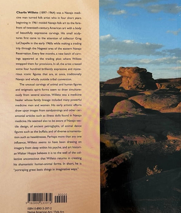 Collective Willeto: The Visionary Carvings of a Navajo Artist Back Cover