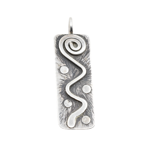 Contemporary Eric Othole Pendant of Sterling Silver