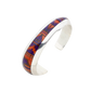 Jimmy Harrison Inlay Bracelet of Red Coral and Purple Sugilite