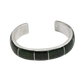 Manuel Weahkee Bracelet of Sterling Silver and Jade b