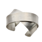 Maria Samora Sterling Silver Bracelet Crisscross Cuff