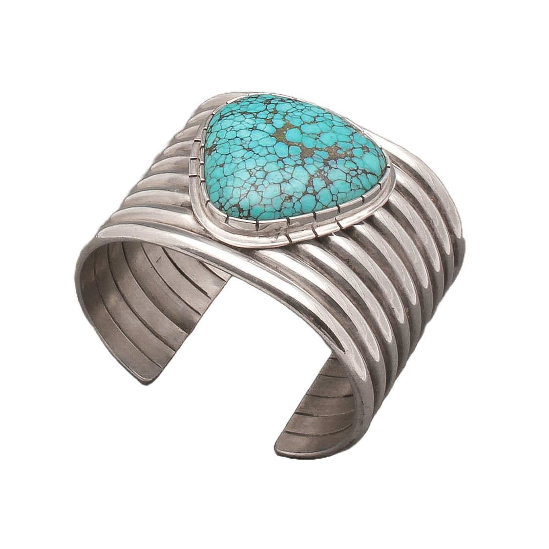 Mike Bird Romero Bracelet of Silver and Turquoise