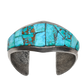 Vintage Harold Lovato Bracelet of Cobblestone Inlay Turquoise