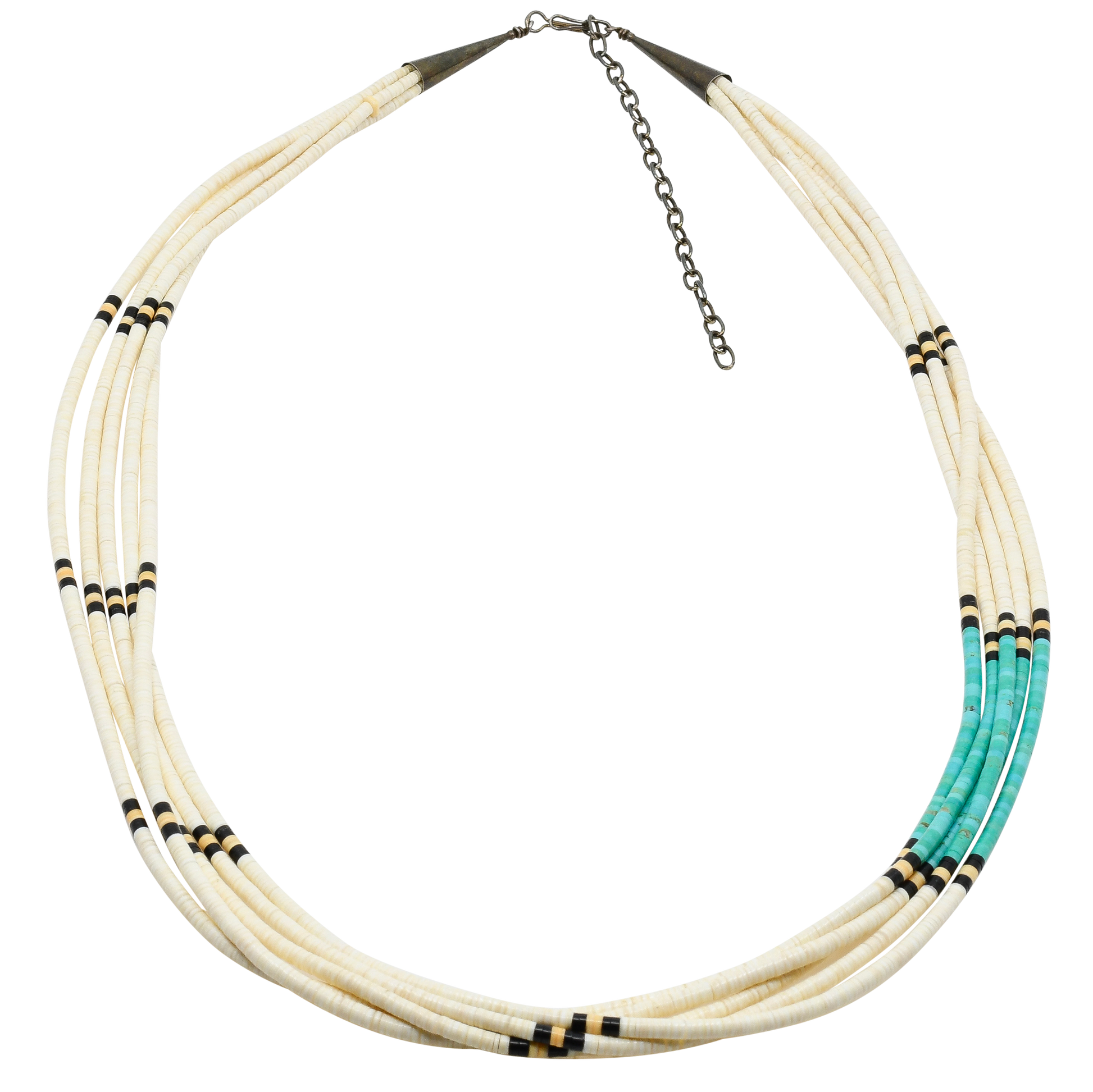 Vintage Heishi Necklace From Kewa Or Santo Domingo Pueblo