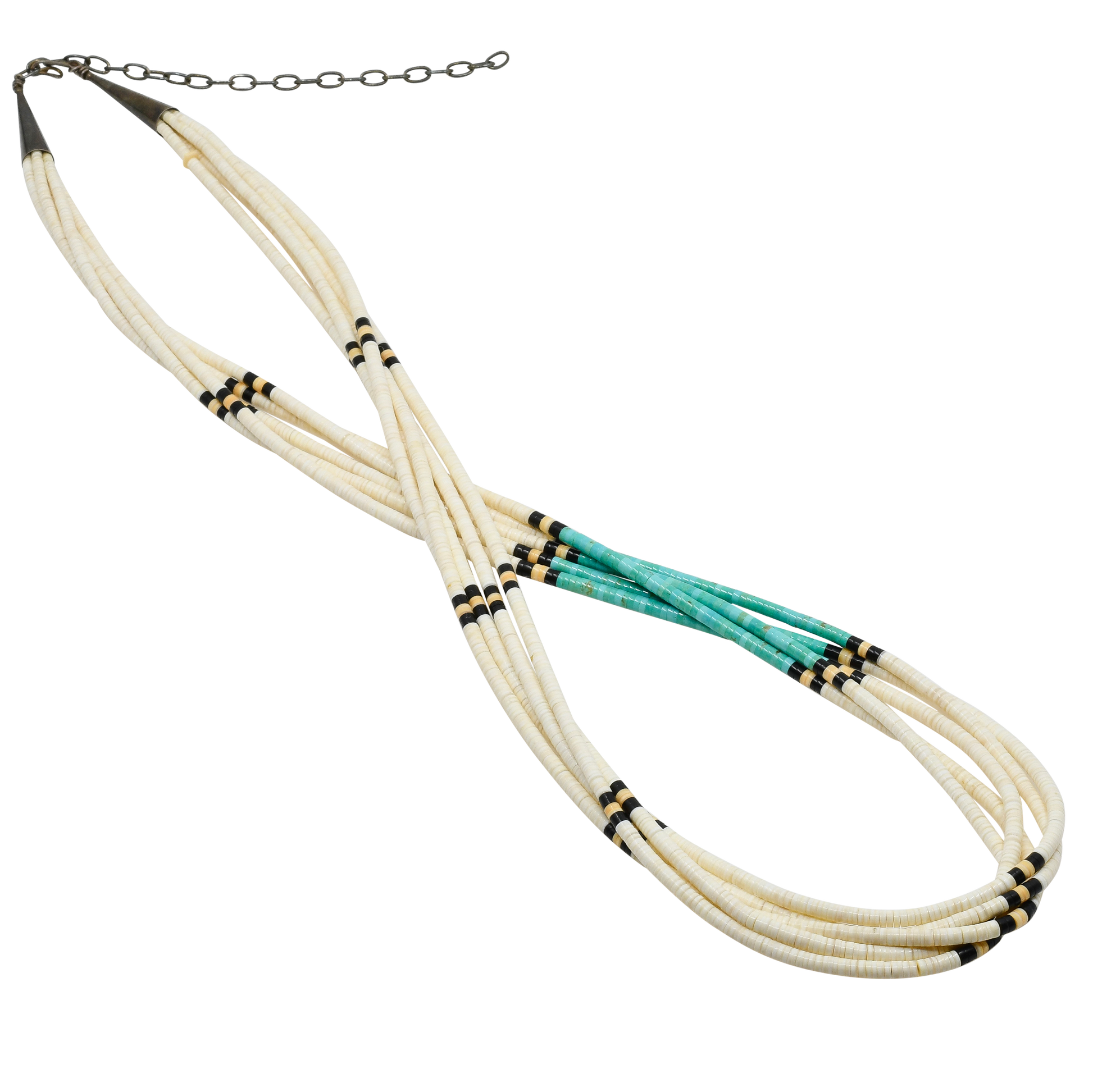 Vintage Heishi Necklace From Kewa Or Santo Domingo Pueblo