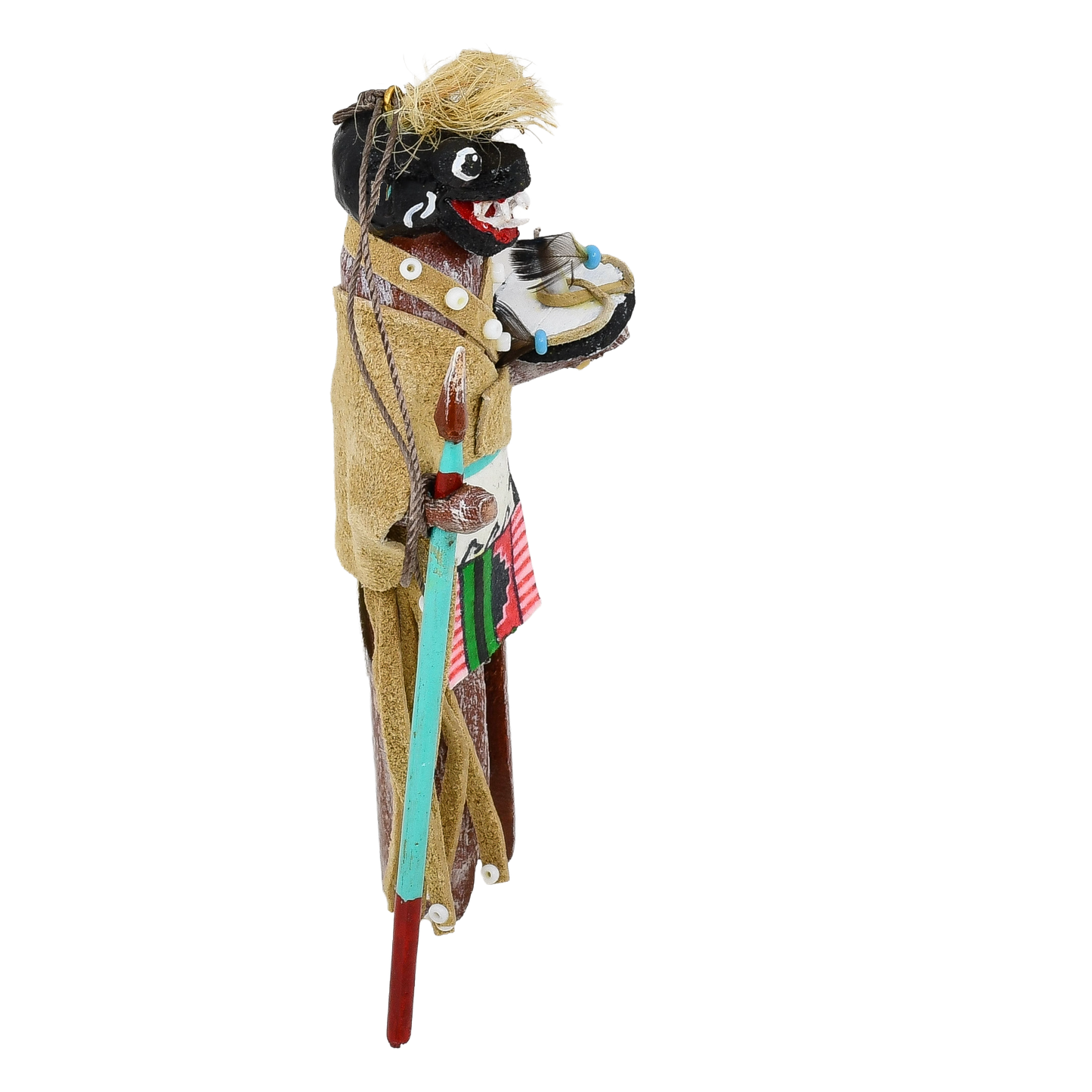 VintageHopiBlackOgreKatsinaOrnament