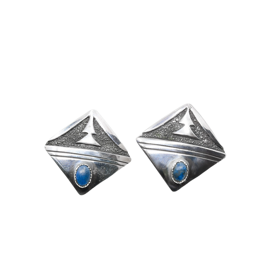 Vintage Navajo Juan Singer Modernist Earrings