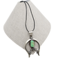 Vintage Navajo Silver Naja Pendant Set With Turquoise