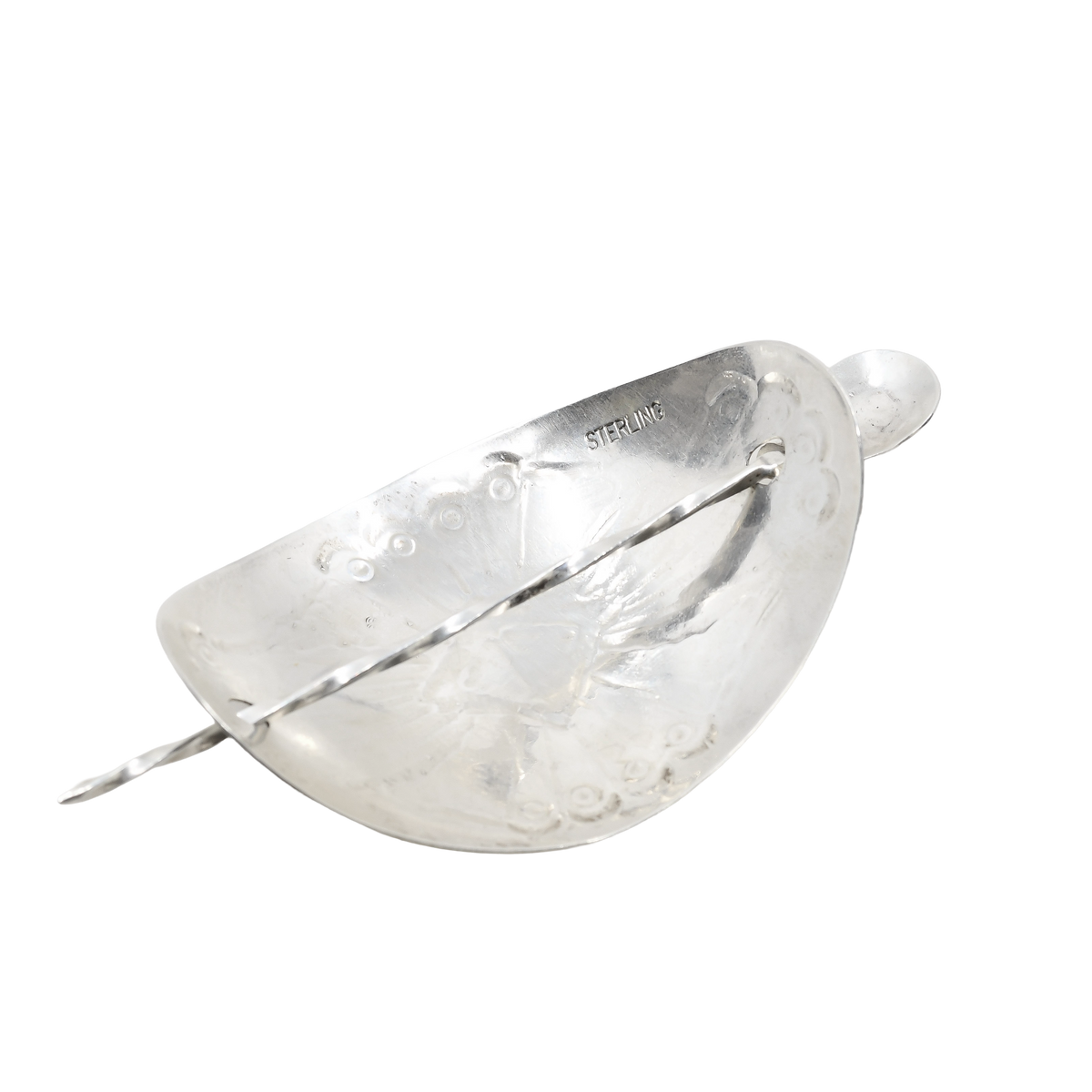 Vintage Navajo Sterling Silver Hair Ornament Pin