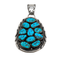 Vintage Navajo Turquoise Nugget Pendant