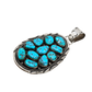 Vintage Navajo Turquoise Nugget Pendant