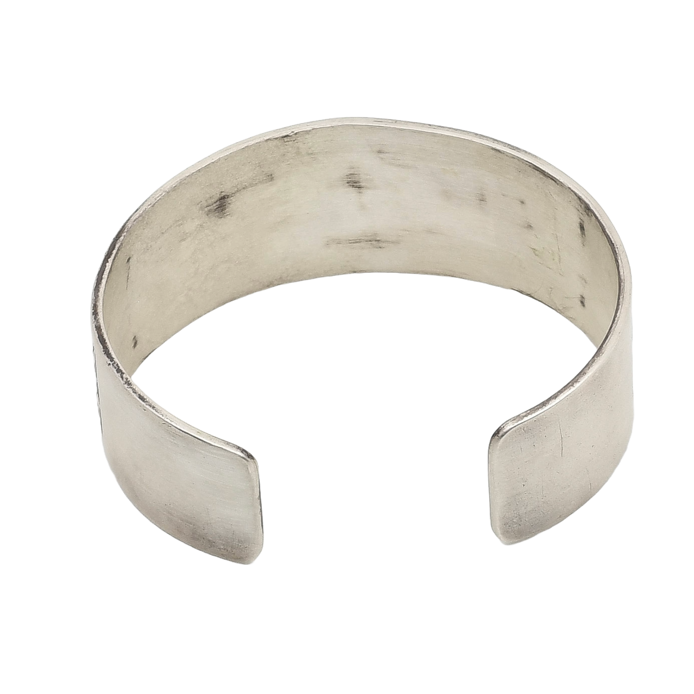 Vintage Sterling SIlver Hopi Overlay Bracelet of Salako Mana and Taka