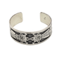 Vintage Sterling SIlver Hopi Overlay Bracelet of Salako Mana and Taka
