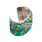 Vintage Turquoise Cobblestone Mosaic Inlay Bracelet