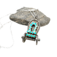 Vintage Zuni Covered Wagon Pendant by Dishta Family