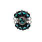 Vintage Zuni Sunface Ring by Benji and Shirley Tzuni