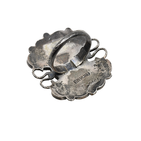 Vintage Zuni Sunface Ring by Benji and Shirley Tzuni