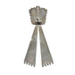Billy And Betty Betoney Navajo Neck Tie of Turquoise & Silver - Turquoise & Tufa