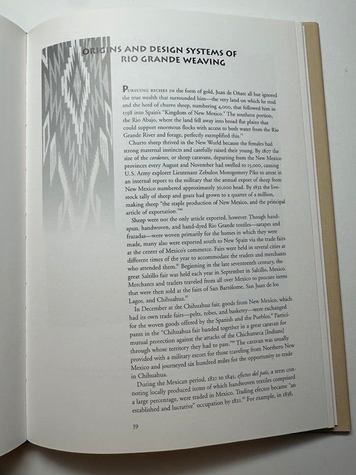 Book: The Centinela Weavers of Chimayo, Unfolding Tradition - Turquoise & Tufa
