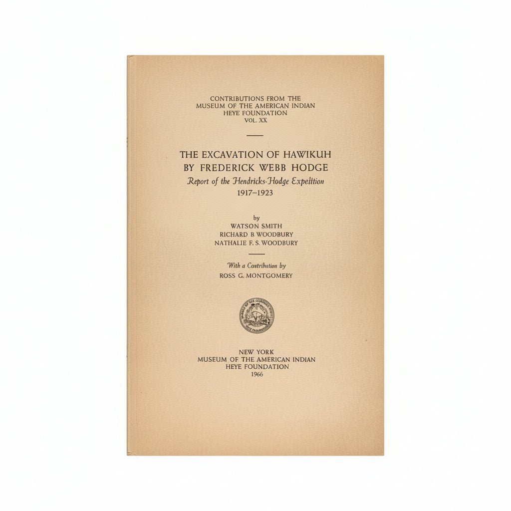 Book: the Excavation of Hawikuh By Frederick Webb Hodge - Turquoise & Tufa