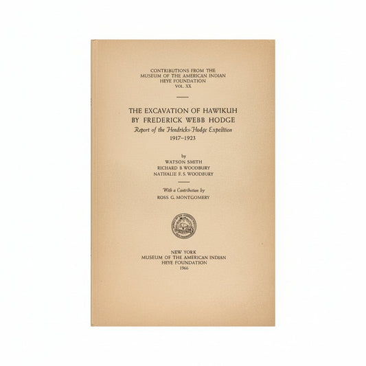 Book: the Excavation of Hawikuh By Frederick Webb Hodge - Turquoise & Tufa