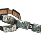 Early Tommy Singer Belt With Chip Inlay Waterbirds - Turquoise & Tufa