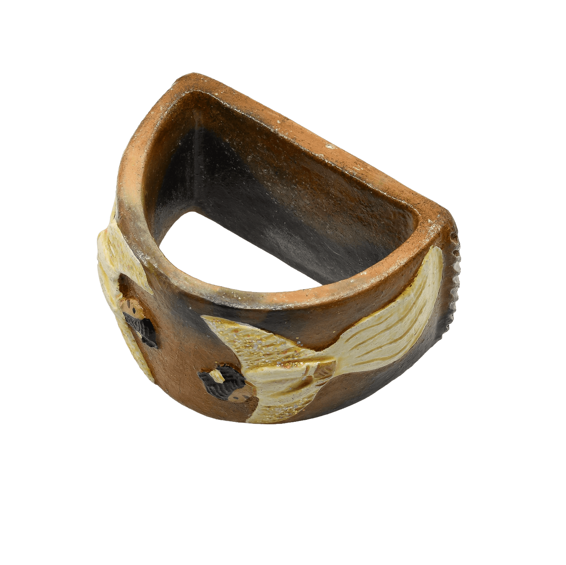 Elizabeth Manygoats Angel Pottery - Turquoise & Tufa