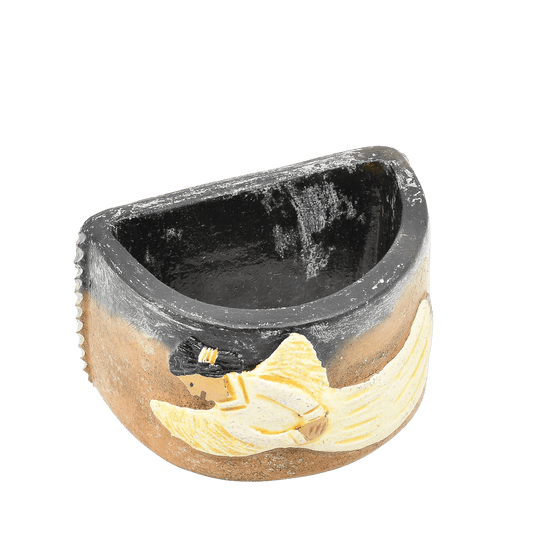 Elizabeth Manygoats Angel Pottery - Turquoise & Tufa